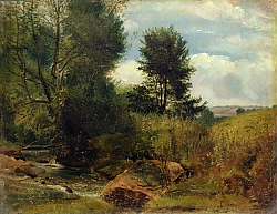 Постер Констейбл Лионель View on the River Sid, near Sidmouth, c.1852 Постер Констейбл Лионель View on the River Sid, near Sidmouth, c.1852