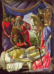 Постер Боттичелли Сандро (Sandro Botticelli) The Discovery of the Body of Holofernes Постер Боттичелли Сандро (Sandro Botticelli) The Discovery of the Body of Holofernes