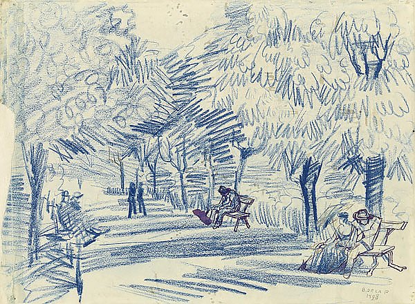 Авеню в парке, 1888