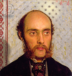 Постер Браун Форд Portrait of William Michael Rossetti by Lamplight, 1856 Постер Браун Форд Portrait of William Michael Rossetti by Lamplight, 1856