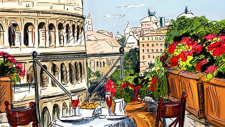 Тосканские зарисовки: Уютный балкон во Флоренции