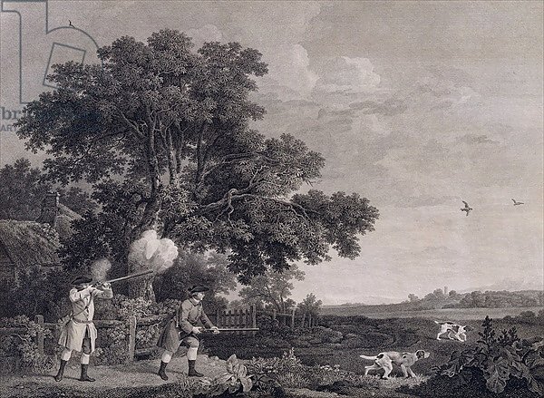 Shooting, plate 3, engraved by William Woollett 1770