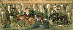 Постер Берне-Джонс Эдвард Study for the Holy Grail Tapestries Постер Берне-Джонс Эдвард Study for the Holy Grail Tapestries