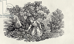 Постер Бевик Томас A Girl Gathering Flowers from 'History of British Birds and Quadrupeds' Постер Бевик Томас A Girl Gathering Flowers from 'History of British Birds and Quadrupeds'