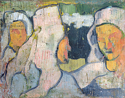 Постер Бернард Эмиль Three Breton Women in Widow's Bonnets Постер Бернард Эмиль Three Breton Women in Widow's Bonnets