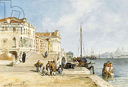 Постер Джуа Жак View of the Zattere dock, Venice Постер Джуа Жак View of the Zattere dock, Venice