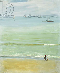 Постер Лавери Джон A Young Woman Pushing a Baby in a Pram, Постер Лавери Джон A Young Woman Pushing a Baby in a Pram,