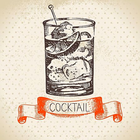 Иллюстрация с коктейлем Лонг Айленд