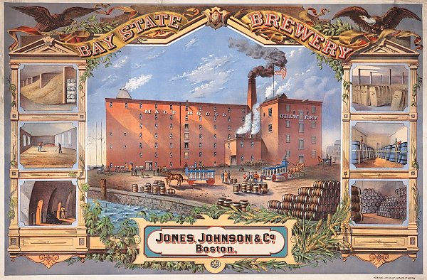 Bay State Brewery, Jones, Johnson Co., Boston