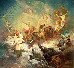 Постер Макарт Ганс Victory of Light over Darkness, 1883-84 Постер Макарт Ганс Victory of Light over Darkness, 1883-84