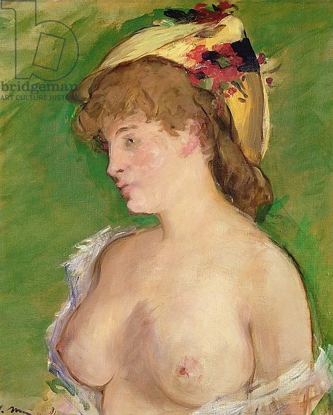 The Blonde with Bare Breasts, 1878