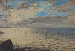 Постер Делакруа Эжен (Eugene Delacroix) Sea Viewed from the Heights of Dieppe Постер Делакруа Эжен (Eugene Delacroix) Sea Viewed from the Heights of Dieppe