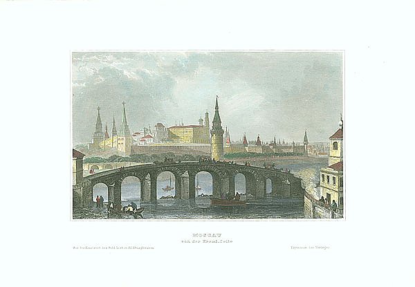 Moscou, von der Kreml Seite