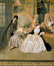 Постер Ватто Антуан (Antoine Watteau) The Gersaint Shop Sign, 1721 3 Постер Ватто Антуан (Antoine Watteau) The Gersaint Shop Sign, 1721 3