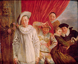 Постер Ватто Антуан (Antoine Watteau) Actors of the Comedie Italienne Постер Ватто Антуан (Antoine Watteau) Actors of the Comedie Italienne