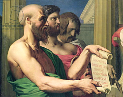 Постер Ингрес Джин The Greek Tragedians, study for 'The Apotheosis of Homer' Постер Ингрес Джин The Greek Tragedians, study for 'The Apotheosis of Homer'