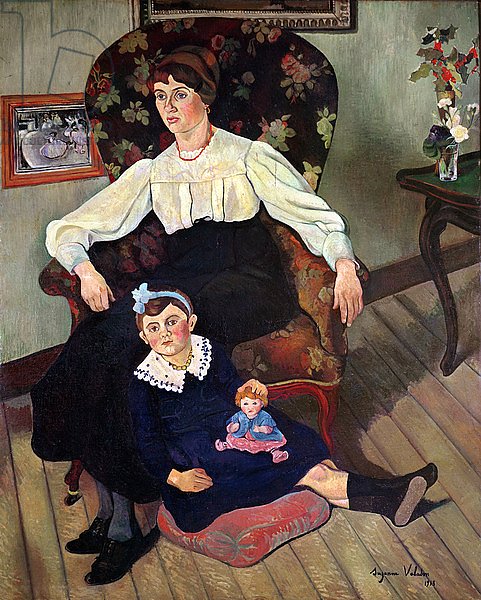 Portrait of Marie Coca and her Daughter, 1913
