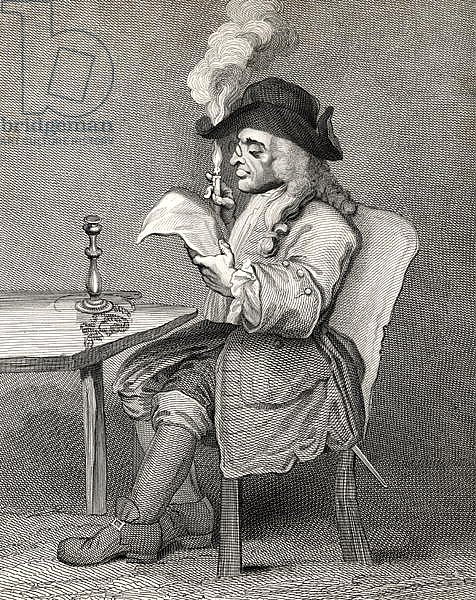 Купить репродукцию картины The Politician, from The Works of William  Hogarth, published 1833, Хогарт Уильям