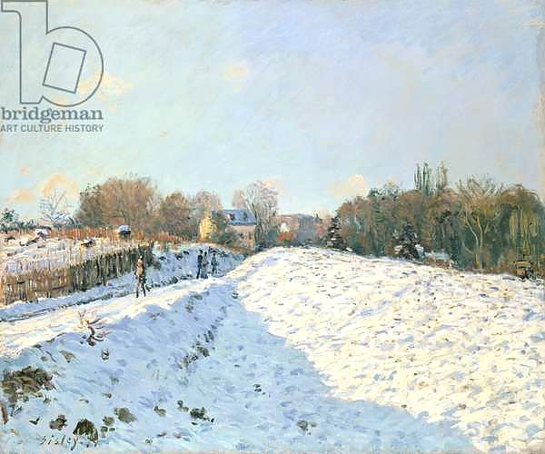 Effect of Snow at Argenteuil, 1874