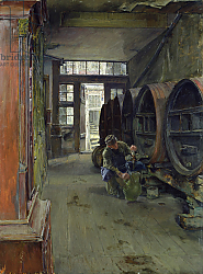 Постер Кьюэл Готхардт In the Vinegar Factory in Hamburg, 1891 Постер Кьюэл Готхардт In the Vinegar Factory in Hamburg, 1891