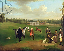 Постер Девис Артур Leak Okeover, Rev. John Allen and Captain Chester at Okeover Hall, Staffordshire, c. 1785 Постер Девис Артур Leak Okeover, Rev. John Allen and Captain Chester at Okeover Hall, Staffordshire, c. 1785