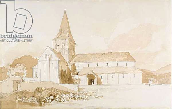 Notre Dame sur l'Eau, Domfront, Normandy, c.1820