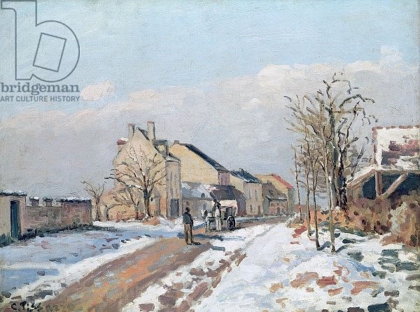 The Road from Gisors to Pontoise, Snow Effect, 1872