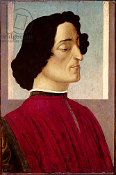 Постер Боттичелли Сандро (Sandro Botticelli) Portrait of Giuliano de' Medici c.1480 Постер Боттичелли Сандро (Sandro Botticelli) Portrait of Giuliano de' Medici c.1480