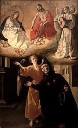Постер Зурбаран Франсиско The Vision of St. Alphonsus Rodriguez Постер Зурбаран Франсиско The Vision of St. Alphonsus Rodriguez