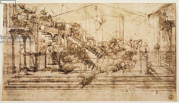 Perspective Study for the Background of The Adoration of the Magi