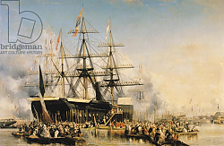Постер Изабе Луи King Louis-Philippe Disembarking at Portsmouth, 8th October 1844, 1846 Постер Изабе Луи King Louis-Philippe Disembarking at Portsmouth, 8th October 1844, 1846
