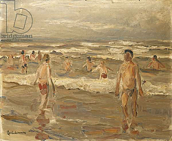 Постер Либерман Макс Boys Bathing in the Sea; Badende Knaben im Meer, 1899 Постер Либерман Макс Boys Bathing in the Sea; Badende Knaben im Meer, 1899