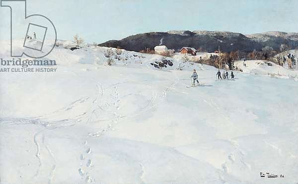A Winter's Day in Norway, 1886