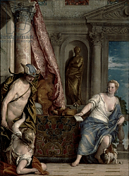 Постер Веронезе Паоло Hermes, Herse and Aglauros, c.1576-84 Постер Веронезе Паоло Hermes, Herse and Aglauros, c.1576-84