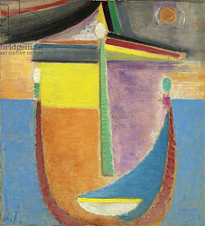 Постер Явленский Алексей Abstract Head: Composition, 1924 Постер Явленский Алексей Abstract Head: Composition, 1924