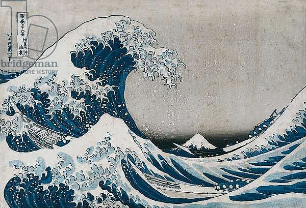 The Great Wave off Kanagawa, from the series '36 Views of Mt.Fuji'