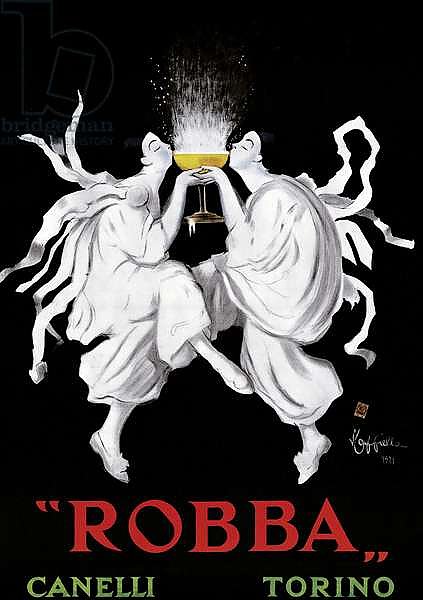 Poster advertising 'Robba' sparkling wine, 1911