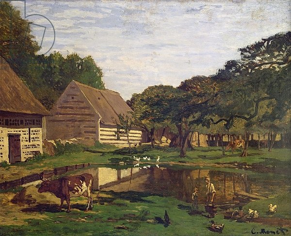 A Farmyard in Normandy, c.1863