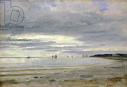 Постер Дженслер Якоб The Beach at Blankenese, 8th October 1842 Постер Дженслер Якоб The Beach at Blankenese, 8th October 1842