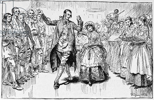 A Kentucky Wedding, illustration from 'Building the Nation' by Charles Carleton Coffin, 1883