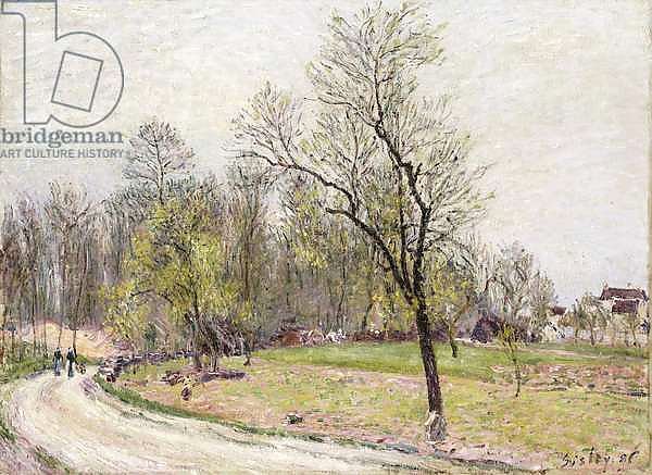 The Edge of the Forest in Spring, in Evening; La Lisiere de la Foret au Printemps, le Soir, 1886