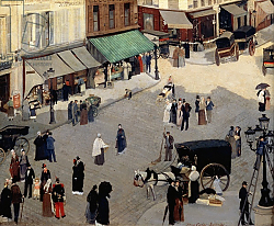 Постер Каррер Пьер La Place Pigalle, Paris, 1880s Постер Каррер Пьер La Place Pigalle, Paris, 1880s