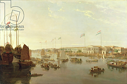 Постер Даниэль Уильям The European Factories, Canton, 1806 Постер Даниэль Уильям The European Factories, Canton, 1806