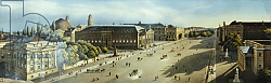 Постер Лаер Ф. Unter den Linden from the Armoury, c.1855 Постер Лаер Ф. Unter den Linden from the Armoury, c.1855