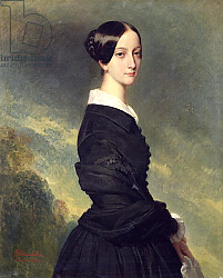 Постер Винтерхальтер Франсуа Portrait of Francisca Caroline de Braganca 1844 Постер Винтерхальтер Франсуа Portrait of Francisca Caroline de Braganca 1844