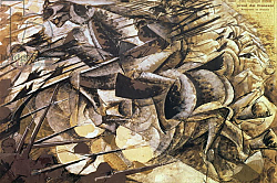 Постер Бочиони Умберто The Charge of the Lancers, 1915 Постер Бочиони Умберто The Charge of the Lancers, 1915