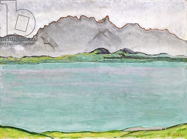 The Stockhorn Mountains and Lake Thun, 1911