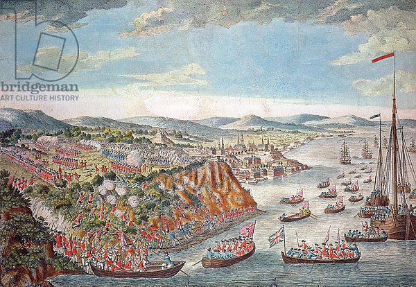 A View of the Taking of Quebec, September 13th 1759