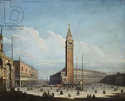 Постер Джоли Антонио The Piazza San Marco and the Piazzetta, Venice, looking South-West, 1741 Постер Джоли Антонио The Piazza San Marco and the Piazzetta, Venice, looking South-West, 1741