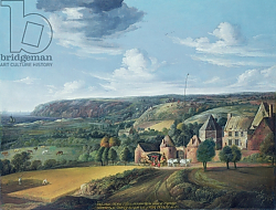 Постер Гриффер Ян View of Potrel Manor, near Dragey in Normandy Постер Гриффер Ян View of Potrel Manor, near Dragey in Normandy